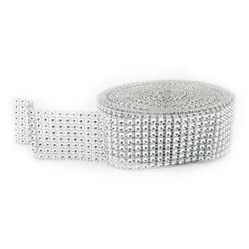 2Yard 4CM Gold Silver DIY Diam - Crystal Mesh Fabric recensione e prezzo