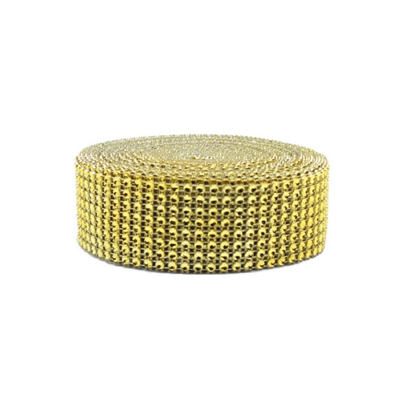 2Yard 4CM Gold Silver DIY Diam - Crystal Mesh Fabric recensione e prezzo