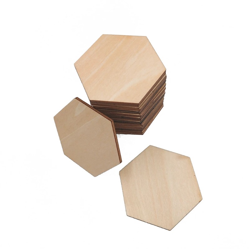 10-120mm Wooden Hexagon Blank  - Embellish Craft recensione e prezzo