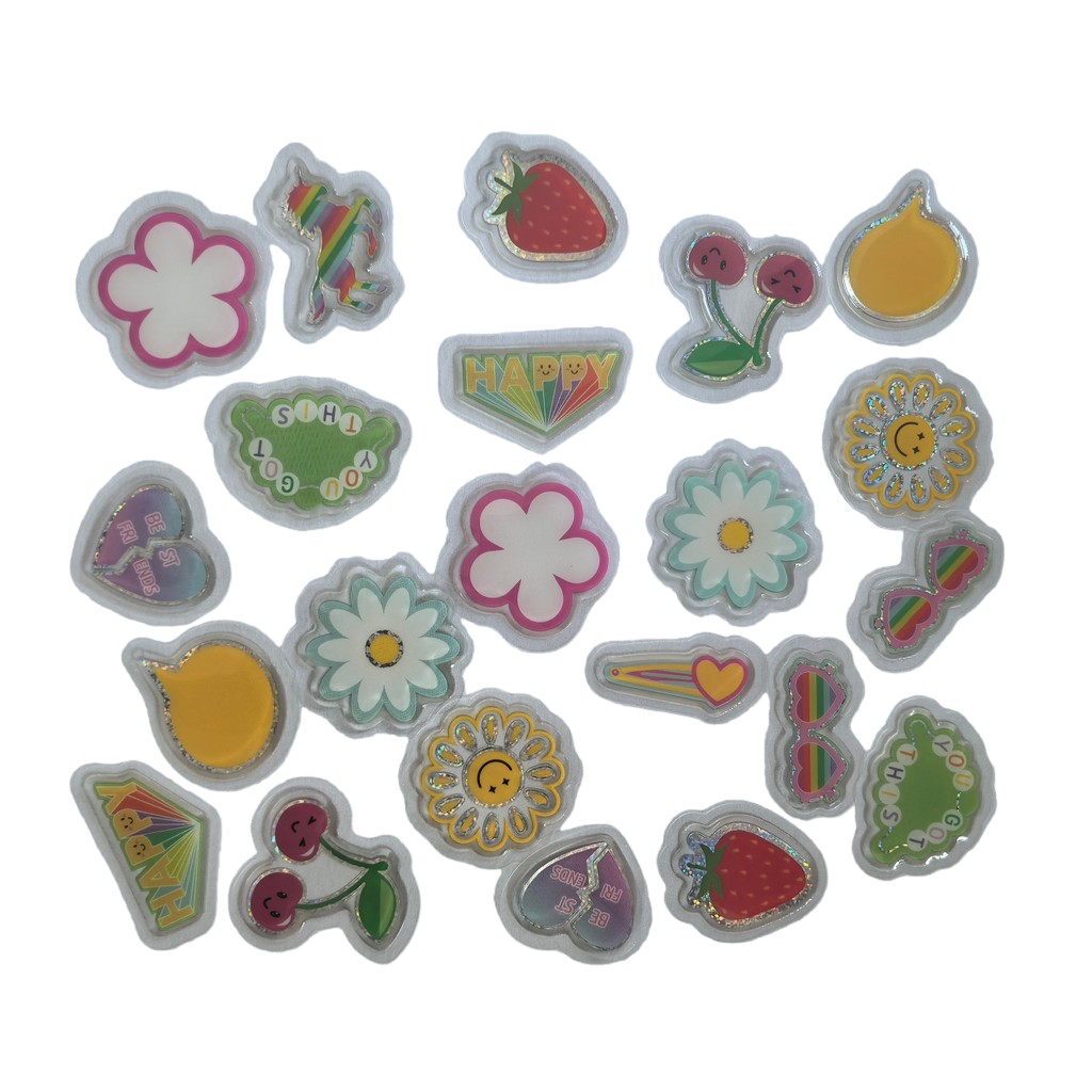 45 Pcs Adorable Epoxy Stickers - Craft Embellishment World recensione e prezzo