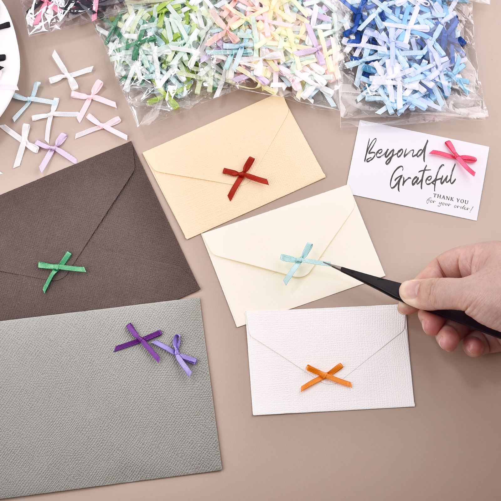 100Pcs 3mm Ribbons Mini Satin  - Christmas Craft Embellishment recensione e prezzo
