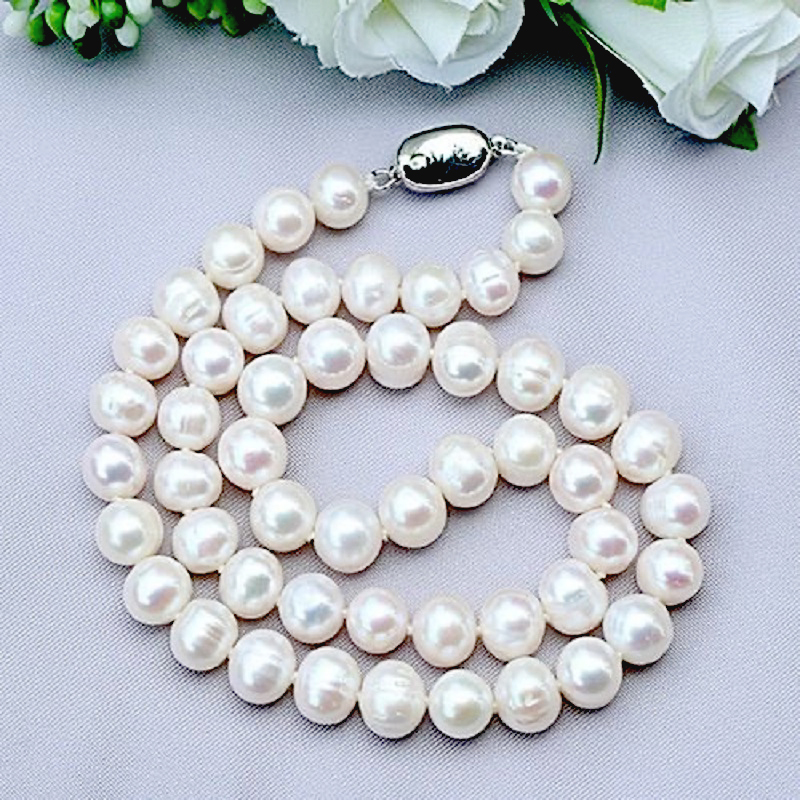 8-9mm Natural Freshwater Pearl - Pearl Trim Chain recensione e prezzo