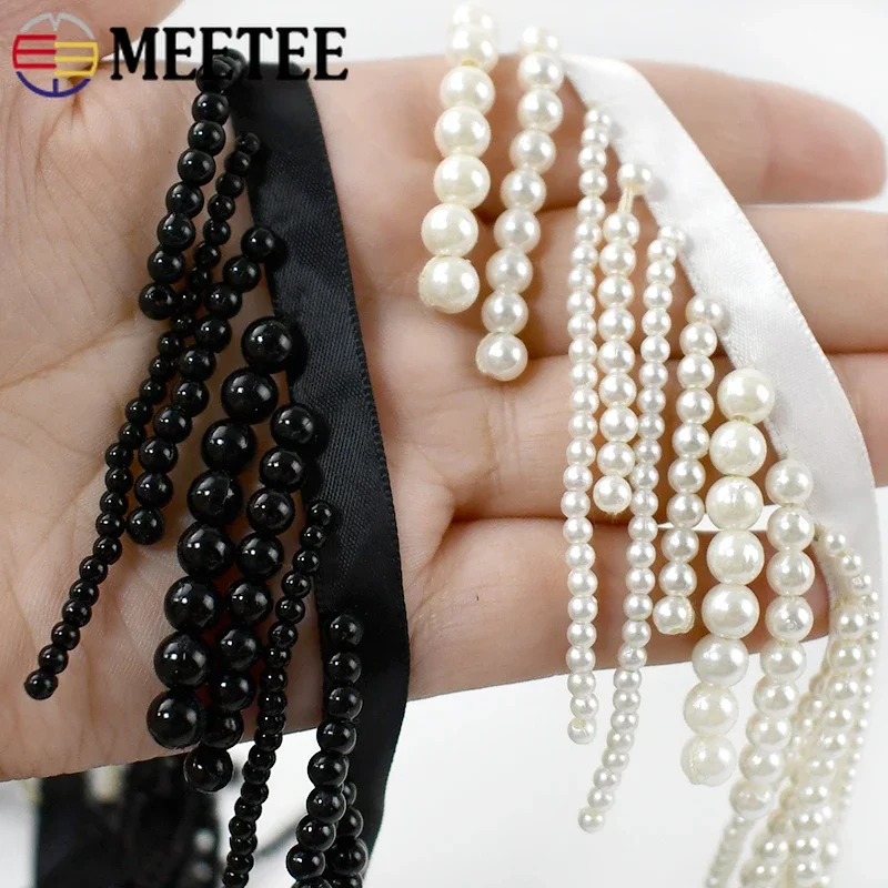 1/2Yards Pearl Beaded Tassel F - Beaded Trim Fringe recensione e prezzo