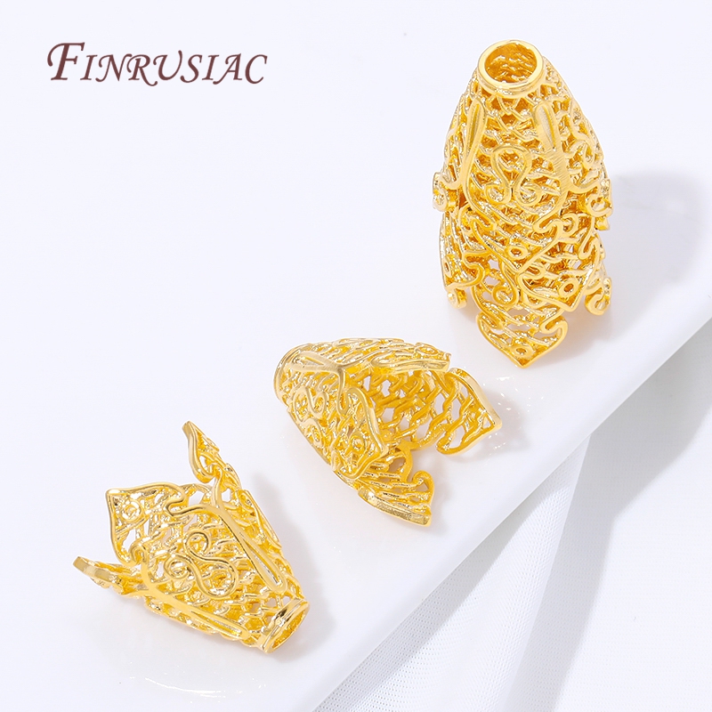 18K Gold Plated Tassel End Cap - Beaded Trim Fringe recensione e prezzo