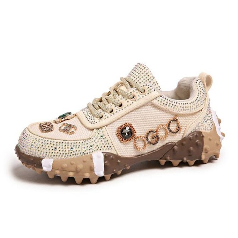2026 Women Luxury Sneakers Rhi - Crystal Mesh Fabric recensione e prezzo