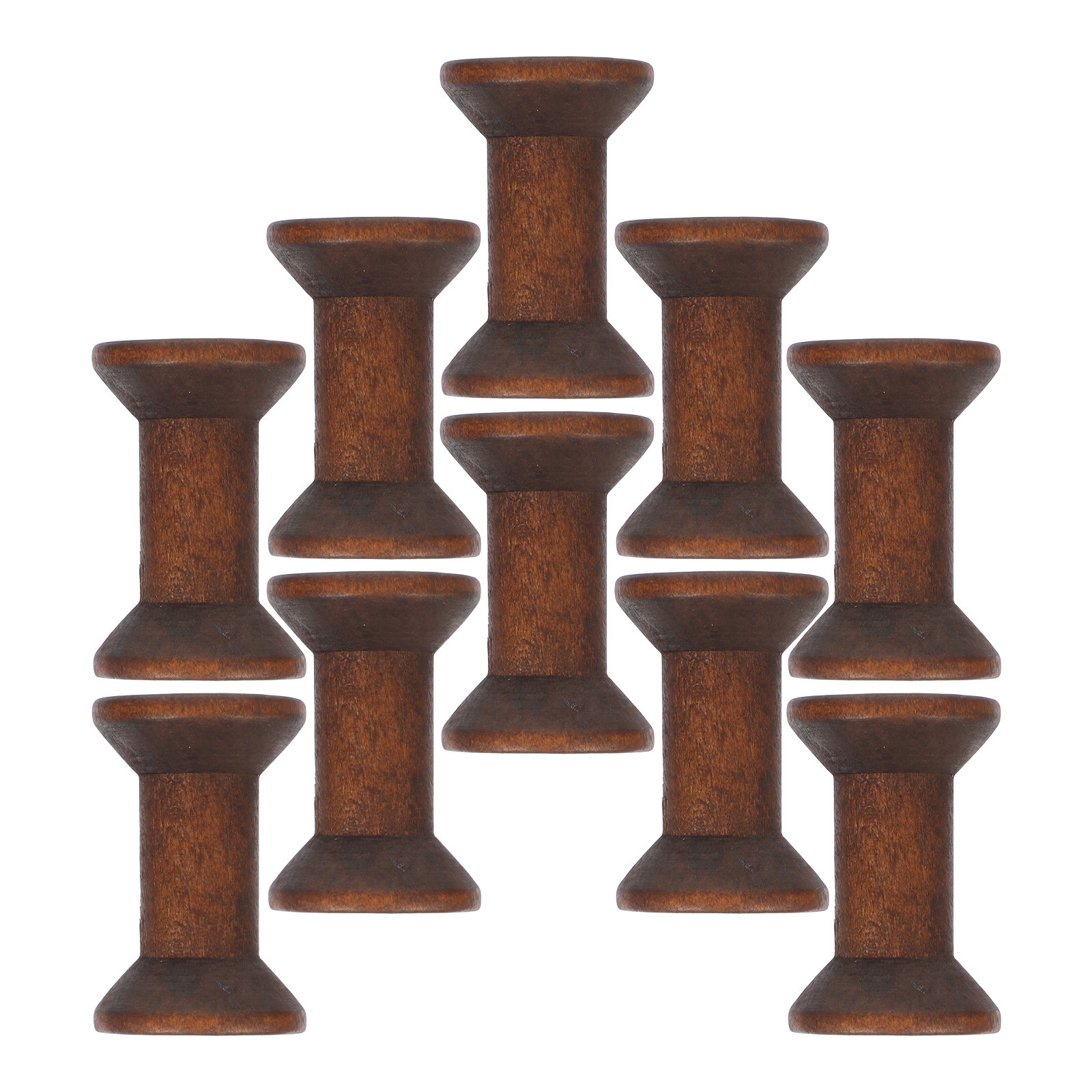 10Pcs Handcrafted Wooden Spool - Embroidery Craft recensione e prezzo