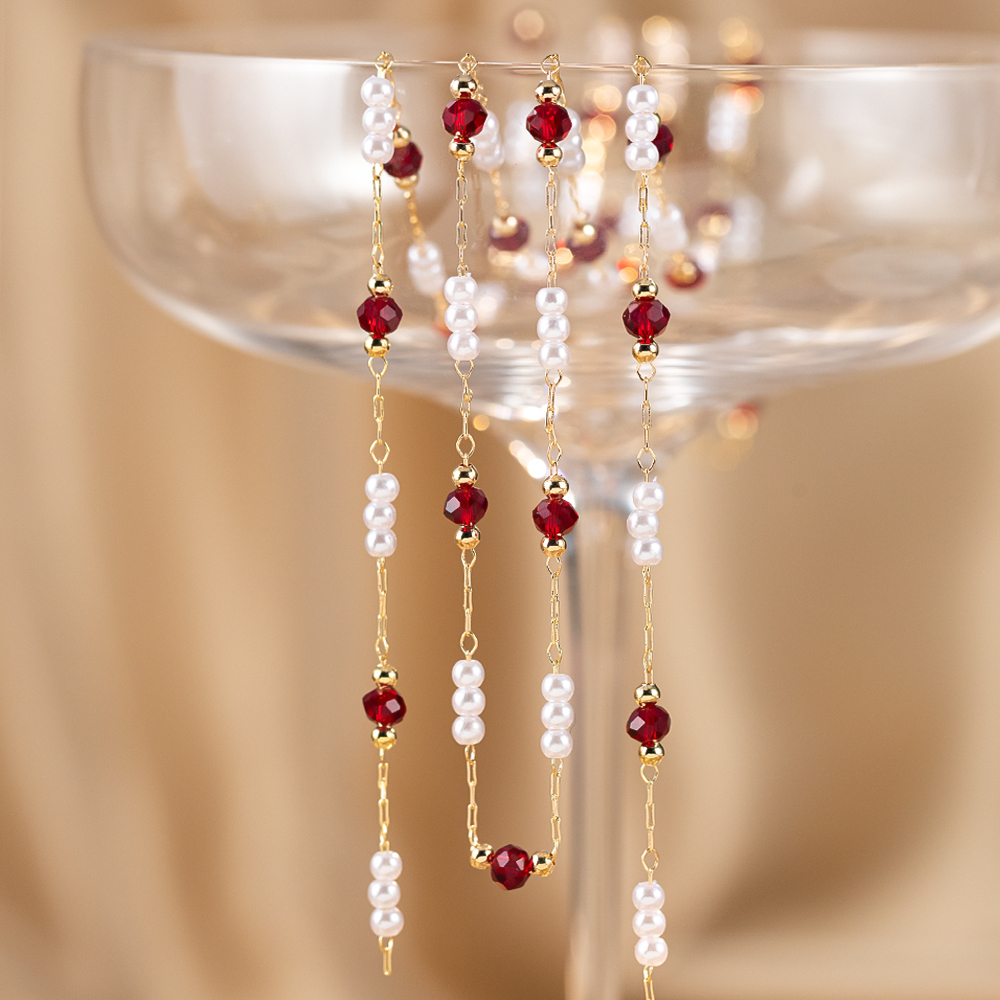 50cm/100cm Imitation Pearl Cop - Pearl Trim Chain recensione e prezzo