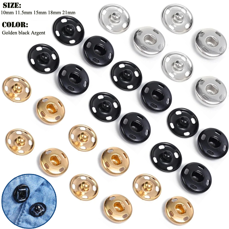 10/50 Set 8-10mm Metal Sew-on  - Iron On Stud Set recensione e prezzo