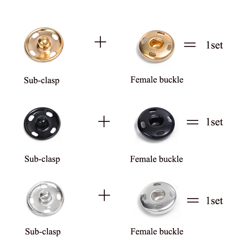 10/50 Set 8-10mm Metal Sew-on  - Iron On Stud Set recensione e prezzo