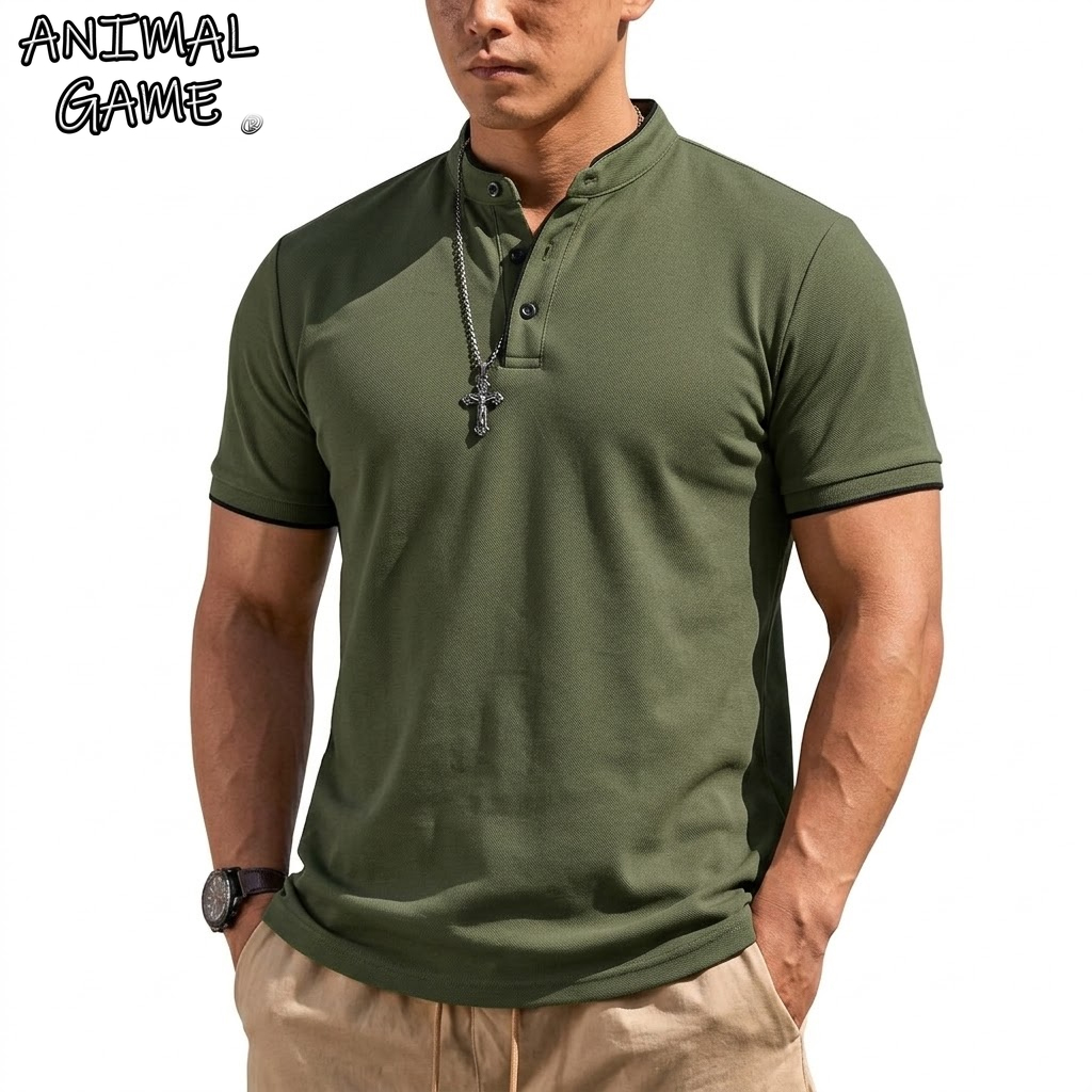 Summer Short Sleeve Henley Shi - Embellish Knit recensione e prezzo