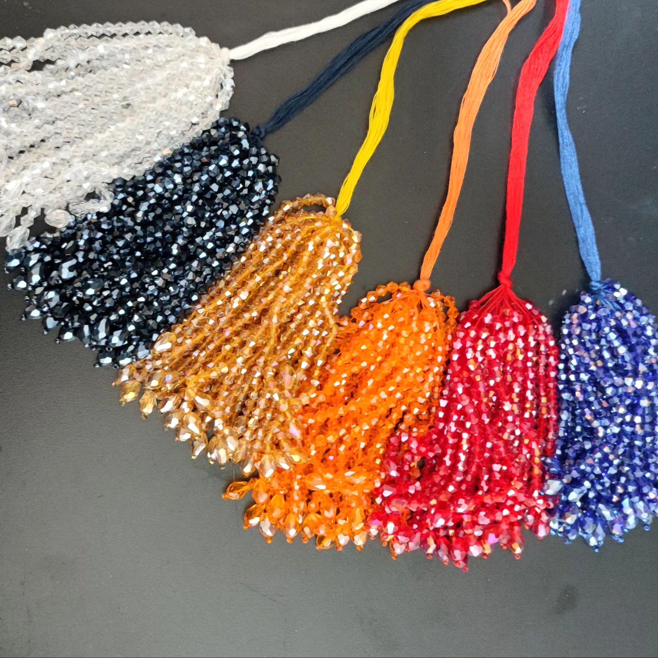 8.5cm Wide Individual Crystal  - Beaded Trim Fringe recensione e prezzo