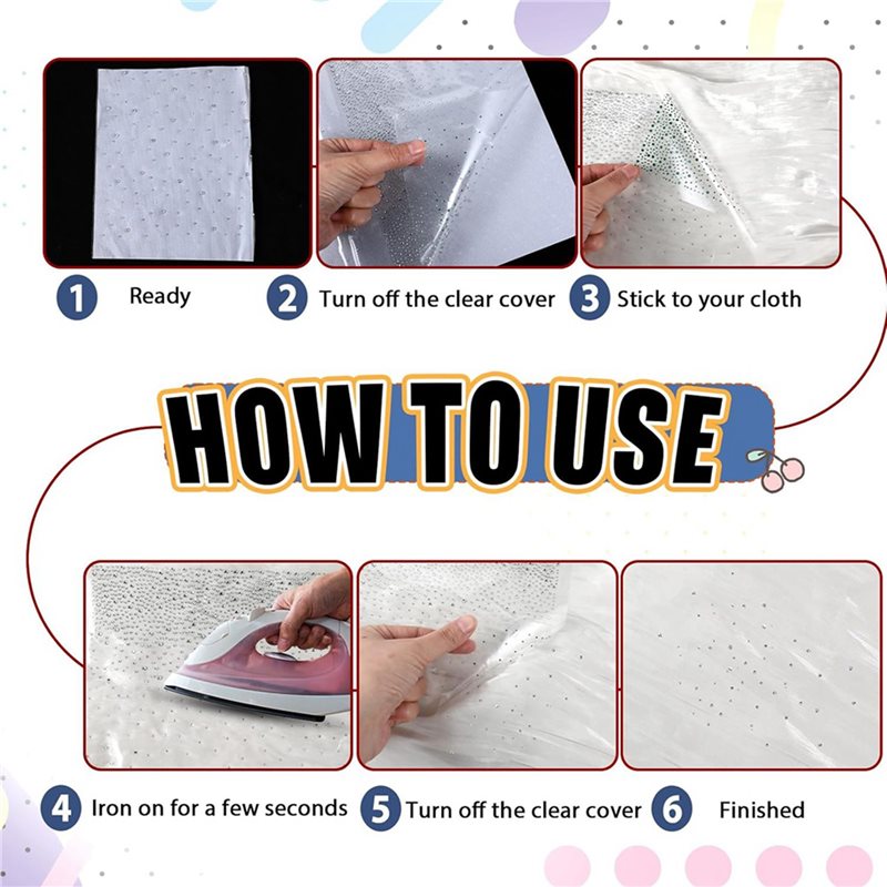 18 Sheets Iron On Rhinestone T - Hotfix Rhinestone Sheet recensione e prezzo