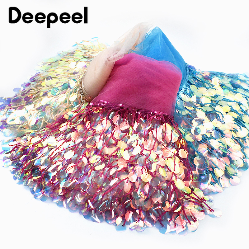 3Yards 17cm Beaded Sequins Tas - Beaded Trim Fringe recensione e prezzo