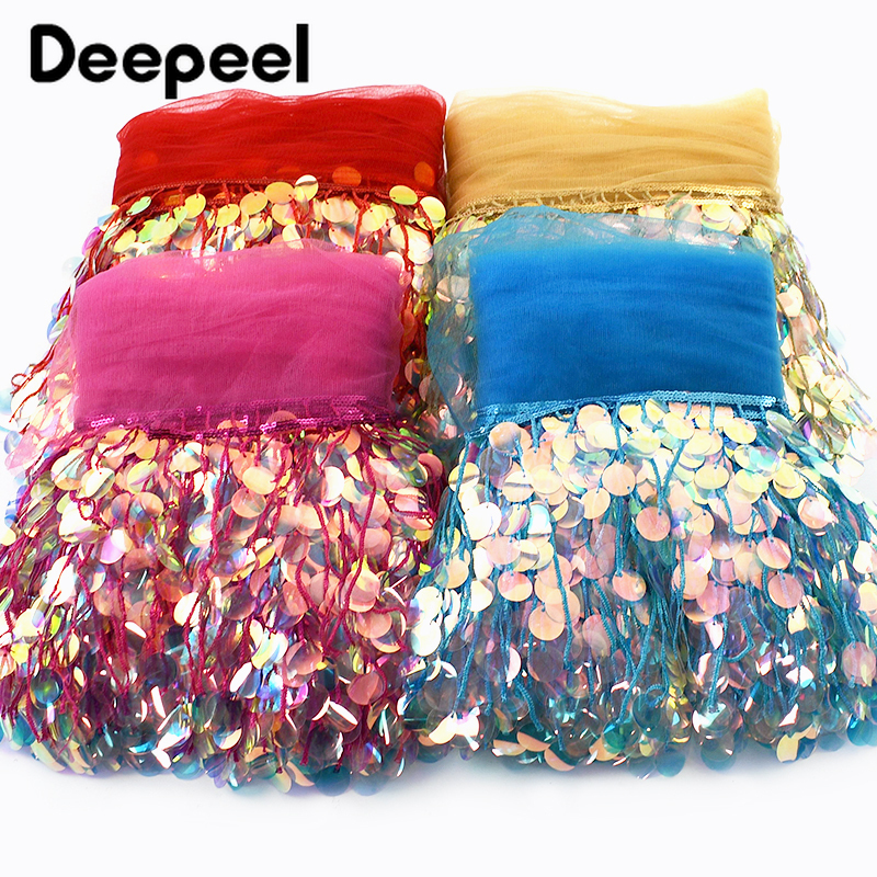 3Yards 17cm Beaded Sequins Tas - Beaded Trim Fringe recensione e prezzo