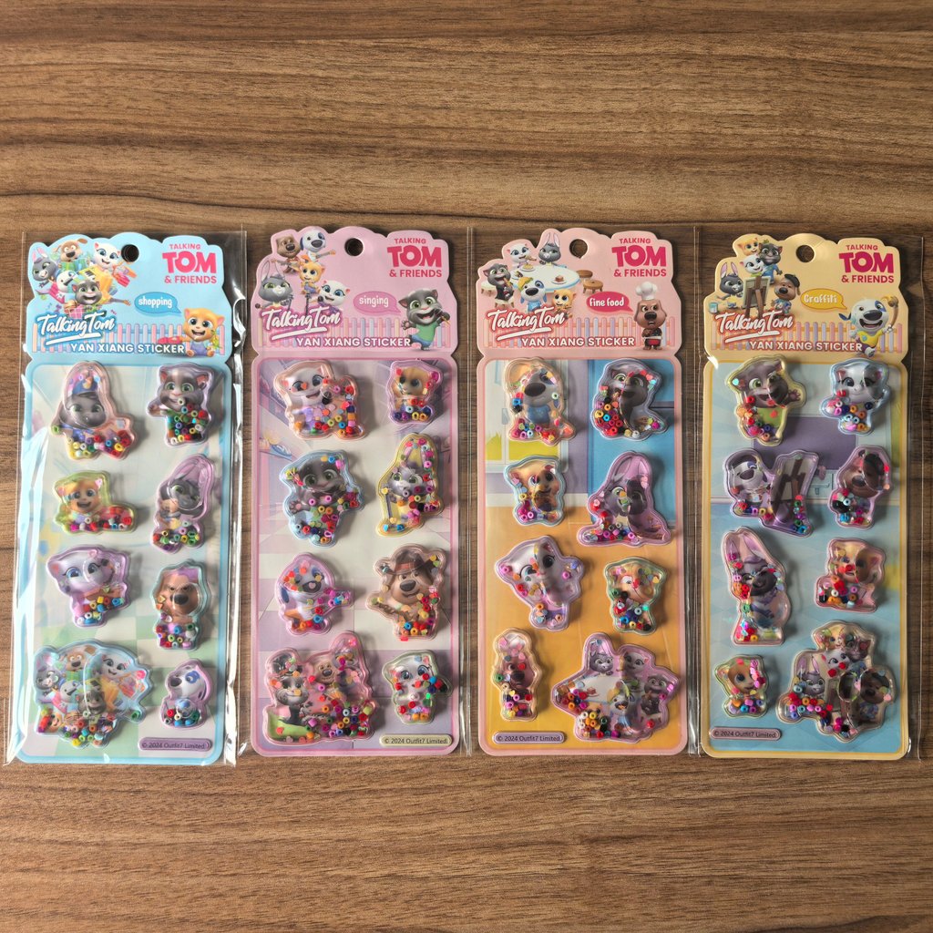 4Pack Fun Talking Tom Friends  - Craft Embellishment World recensione e prezzo