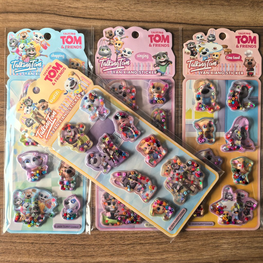 4Pack Fun Talking Tom Friends  - Craft Embellishment World recensione e prezzo