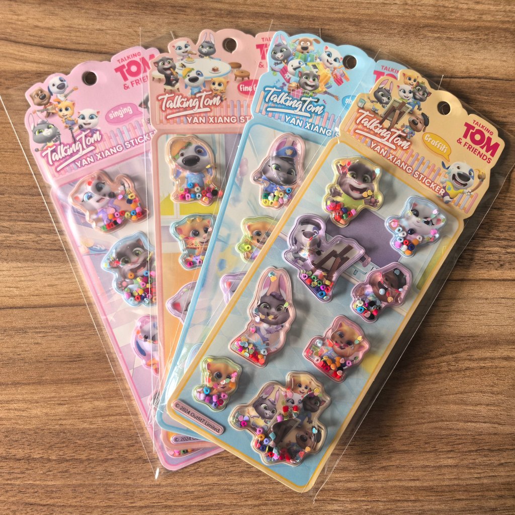4Pack Fun Talking Tom Friends  - Craft Embellishment World recensione e prezzo