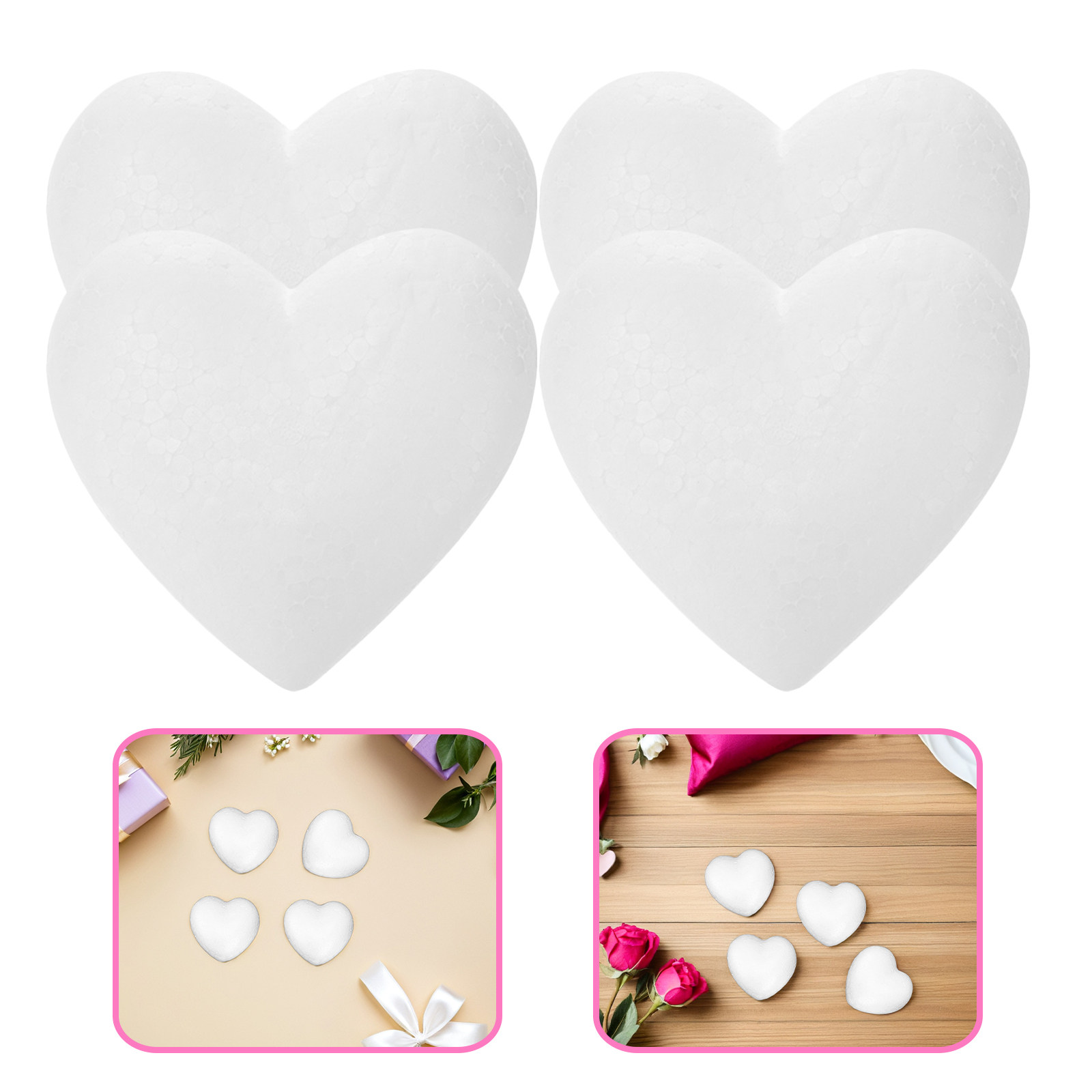 20Pcs Blank Heart Foam Balls L - Embellish Craft recensione e prezzo
