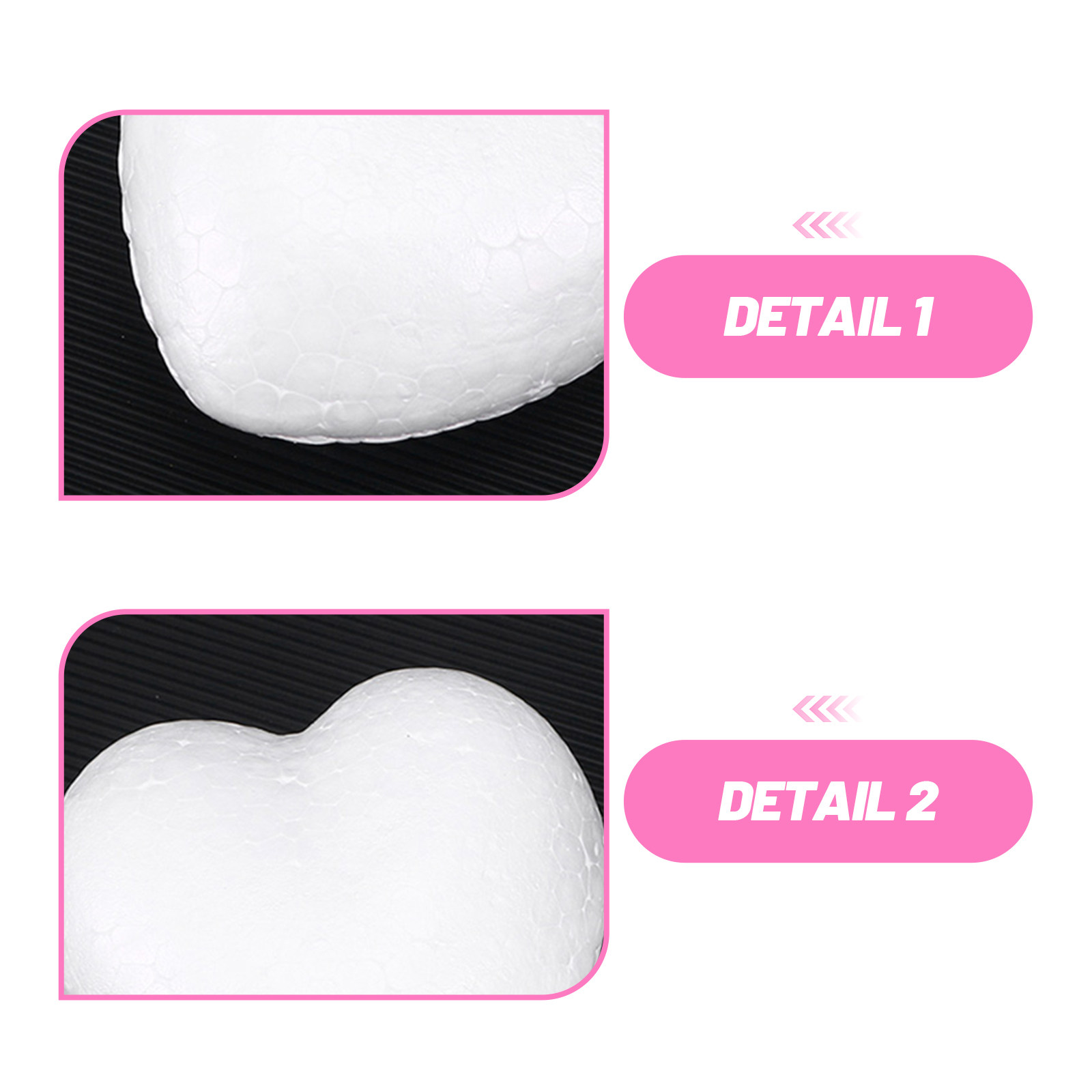 20Pcs Blank Heart Foam Balls L - Embellish Craft recensione e prezzo