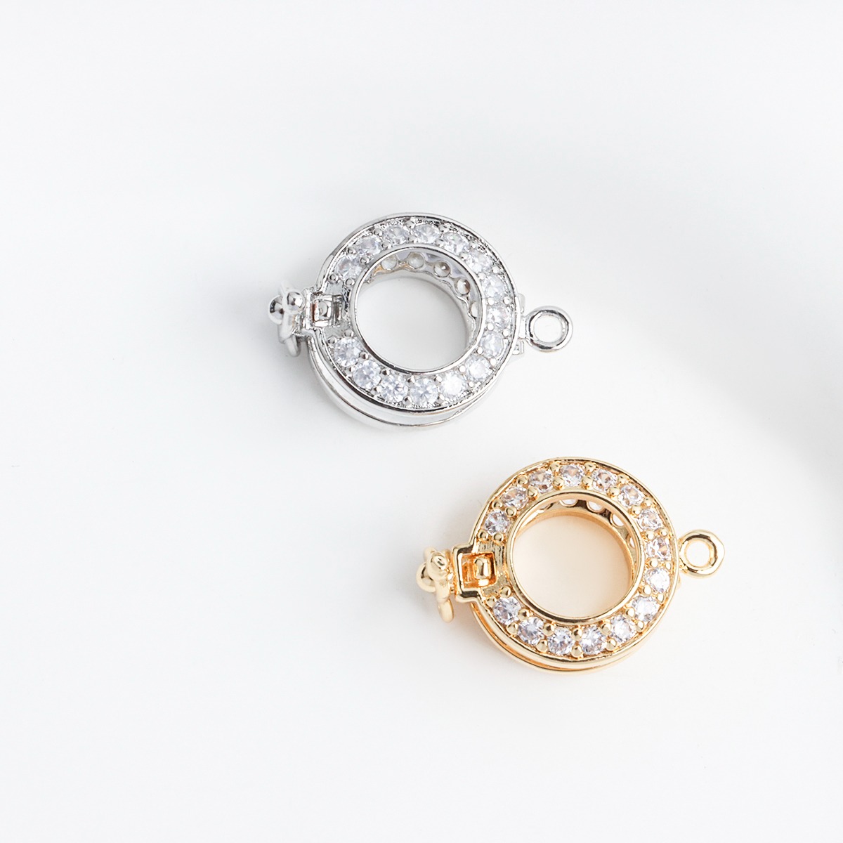 18K Real Gold-plated Zircon Ro - Pearl Trim Chain recensione e prezzo