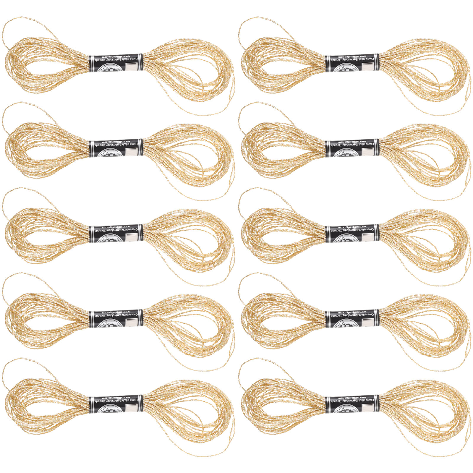 12Pcs Metallic Sewing Thread P - Embroidery Craft recensione e prezzo