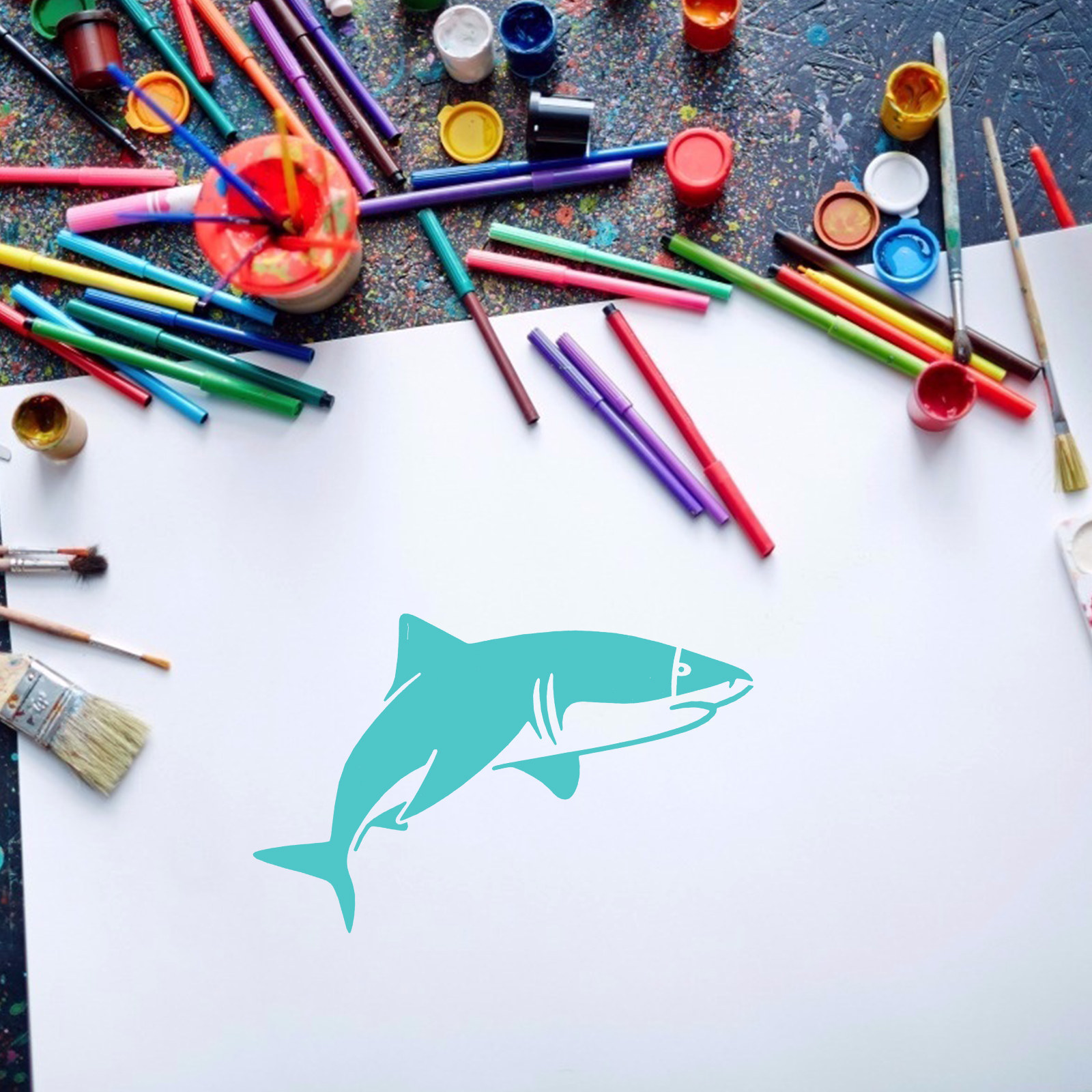 16pcs Ocean World Painting Tem - Craft Embellishment World recensione e prezzo