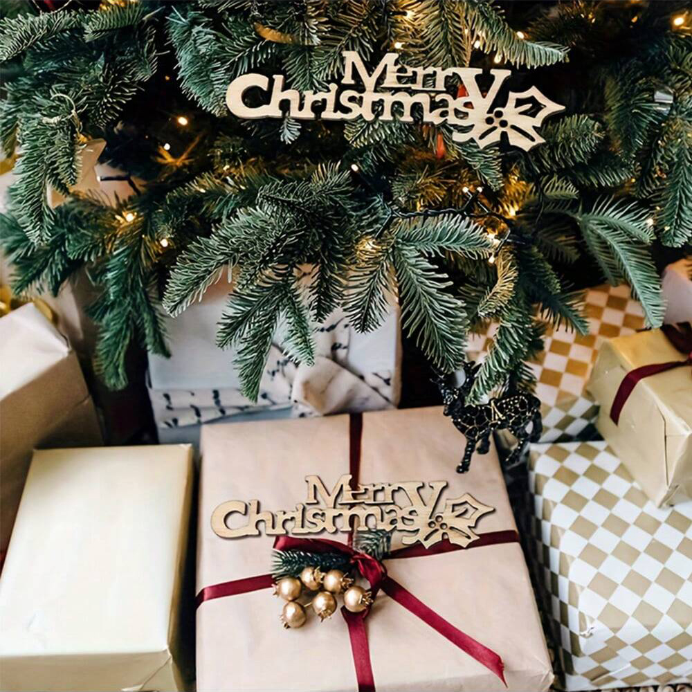10/20/100Pcs Merry Christmas W - Christmas Craft Embellishment recensione e prezzo