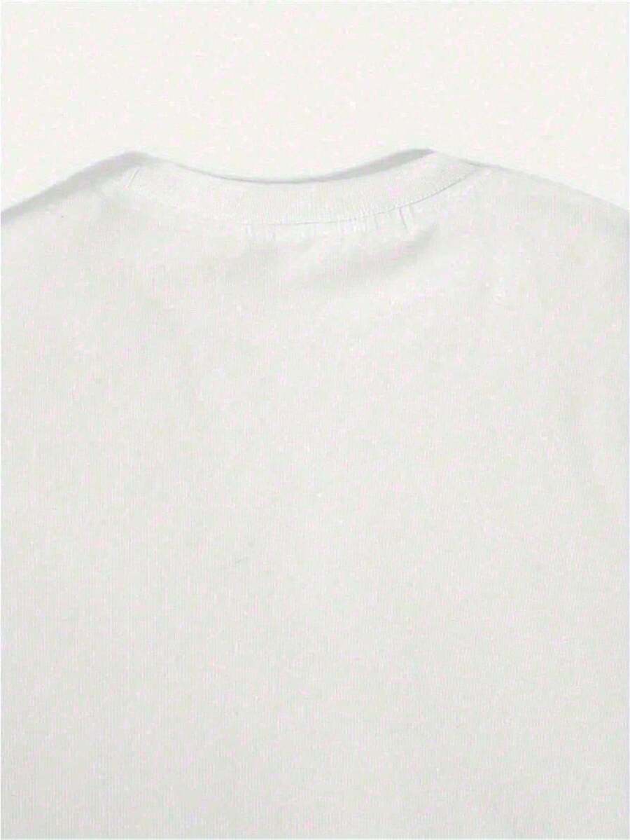 White Womens Round Neck Tee Fe - Embellish Knit recensione e prezzo