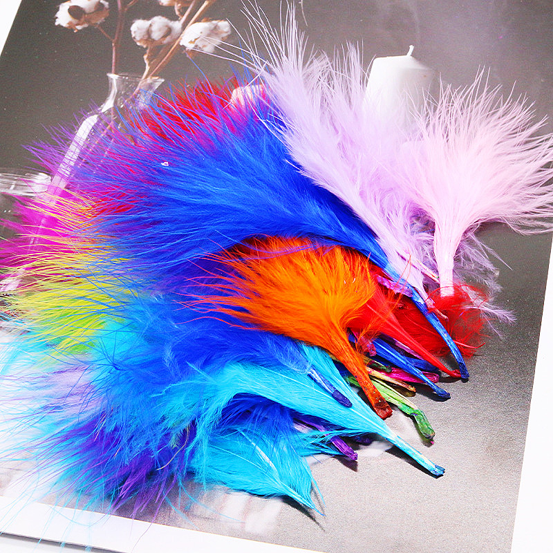 8-12cm Colored Plumas Natural  - Feather Trim Marabou recensione e prezzo
