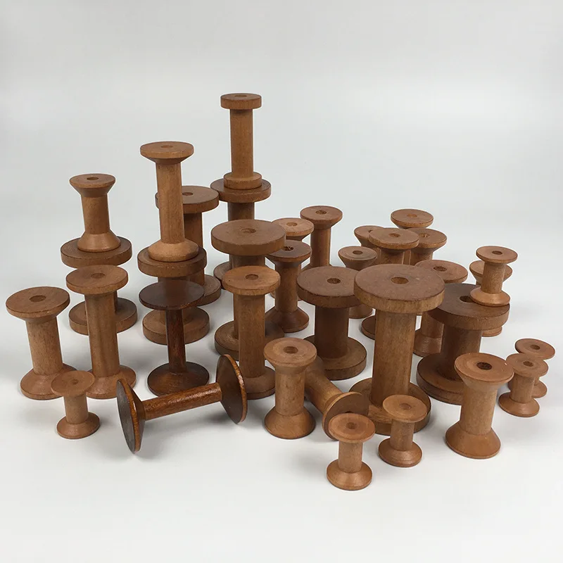 Vintage Wooden Spools DIY Reel - Organza Ribbon Spool recensione e prezzo