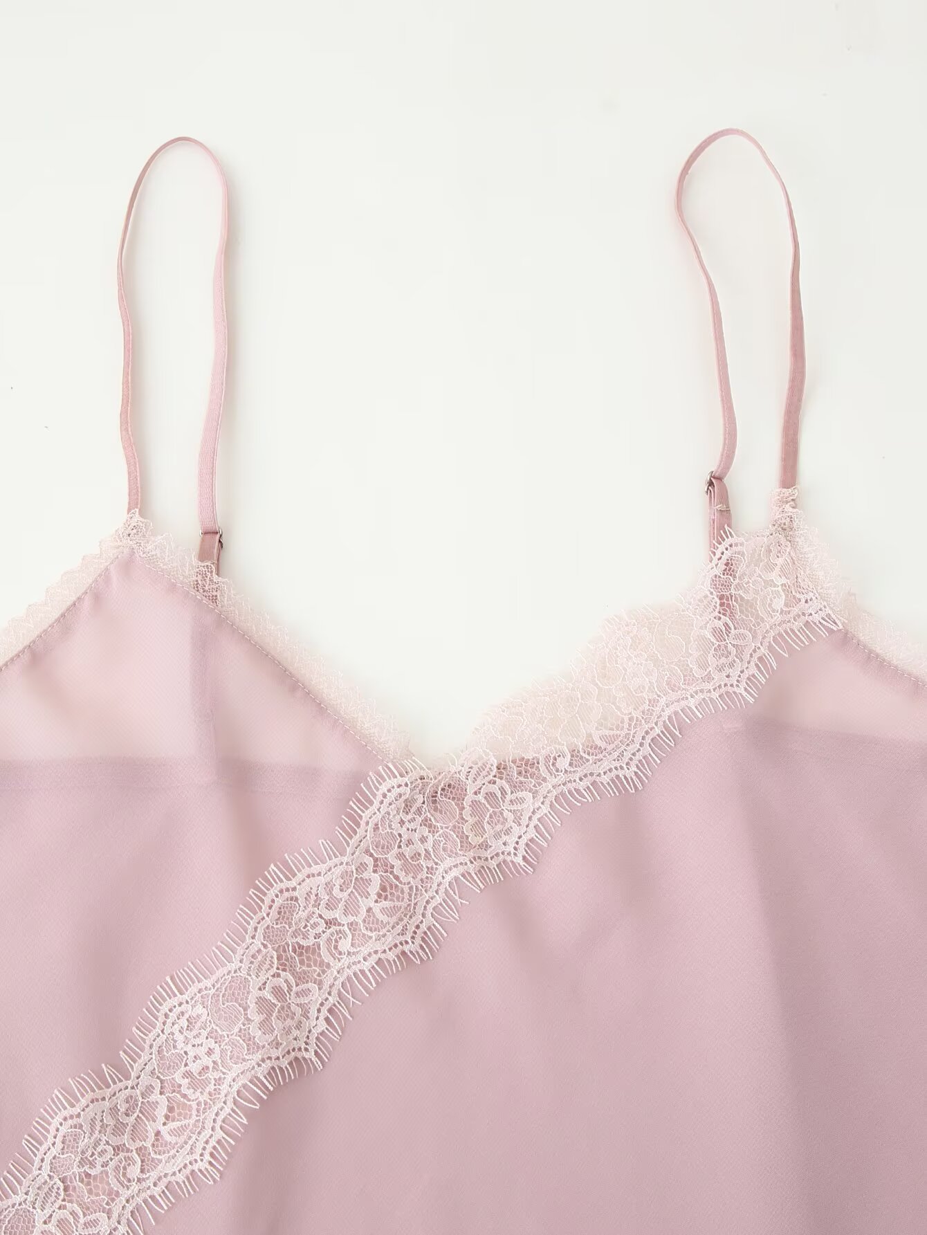Tidalyf 2025 Women Pink Cami T - Elastic Lace Trim recensione e prezzo