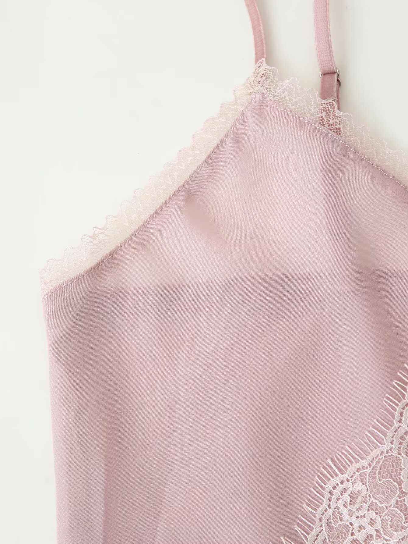 Tidalyf 2025 Women Pink Cami T - Elastic Lace Trim recensione e prezzo