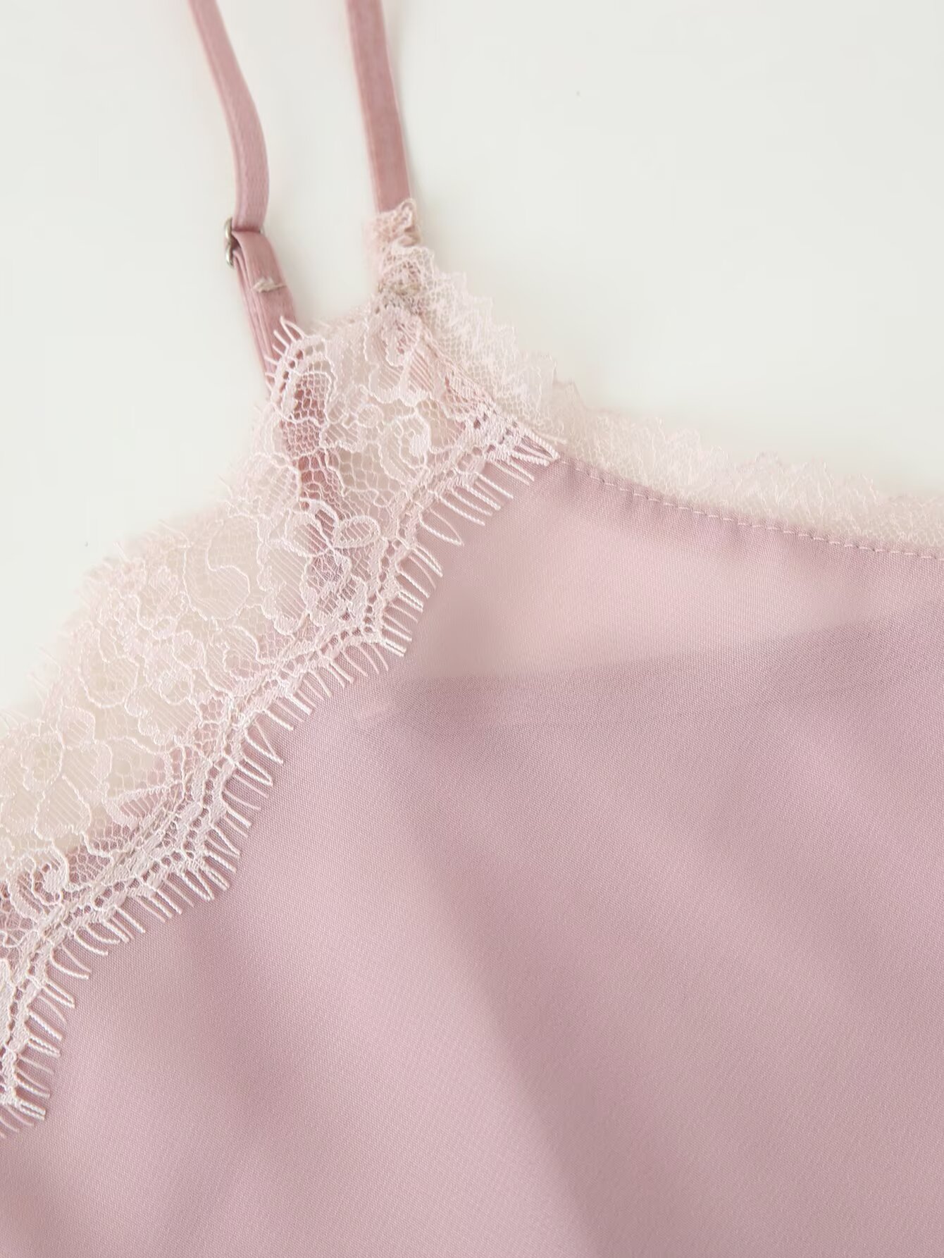 Tidalyf 2025 Women Pink Cami T - Elastic Lace Trim recensione e prezzo