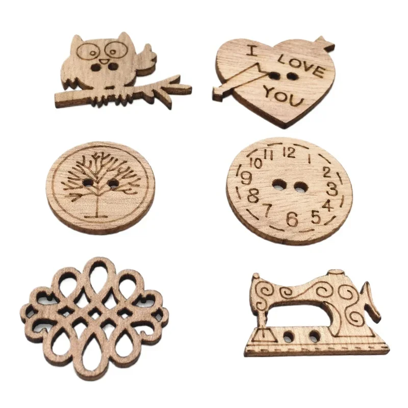 50pcs Wooden Craft Embellishme - Christmas Craft Embellishment recensione e prezzo