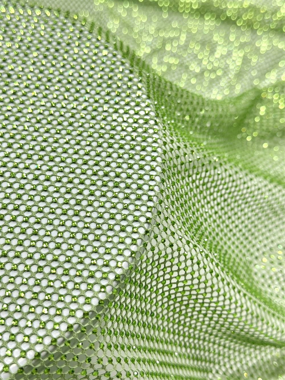 Exquisite Rhinestones Mesh diy - Crystal Mesh Fabric recensione e prezzo
