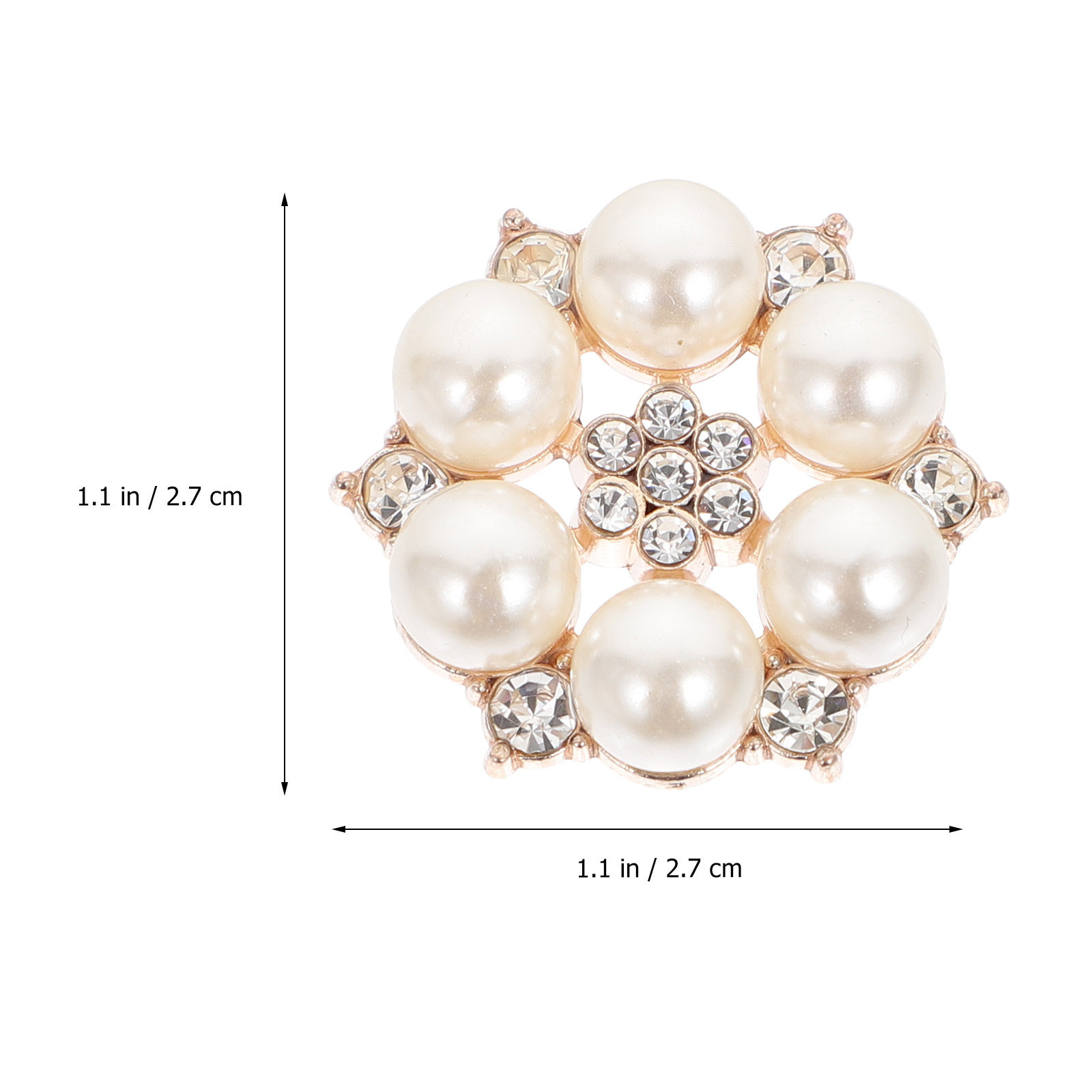 30Pcs Pearl Flower Button DIY  - Embellish Craft recensione e prezzo
