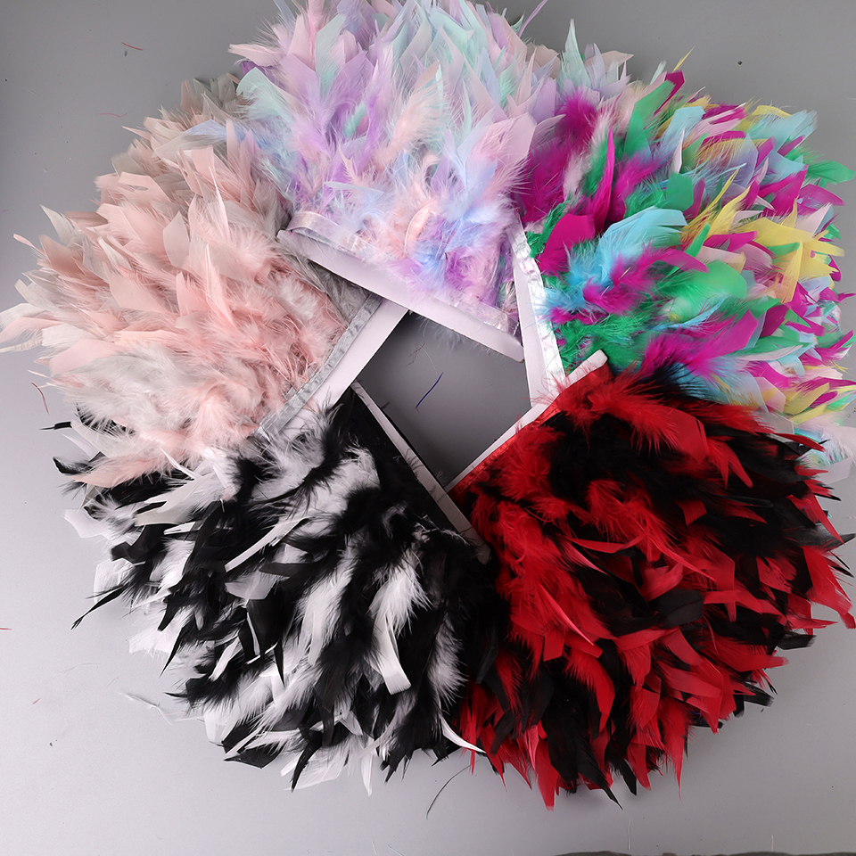 10-15cm Marabou Feathers Trim  - Feather Trim Marabou recensione e prezzo