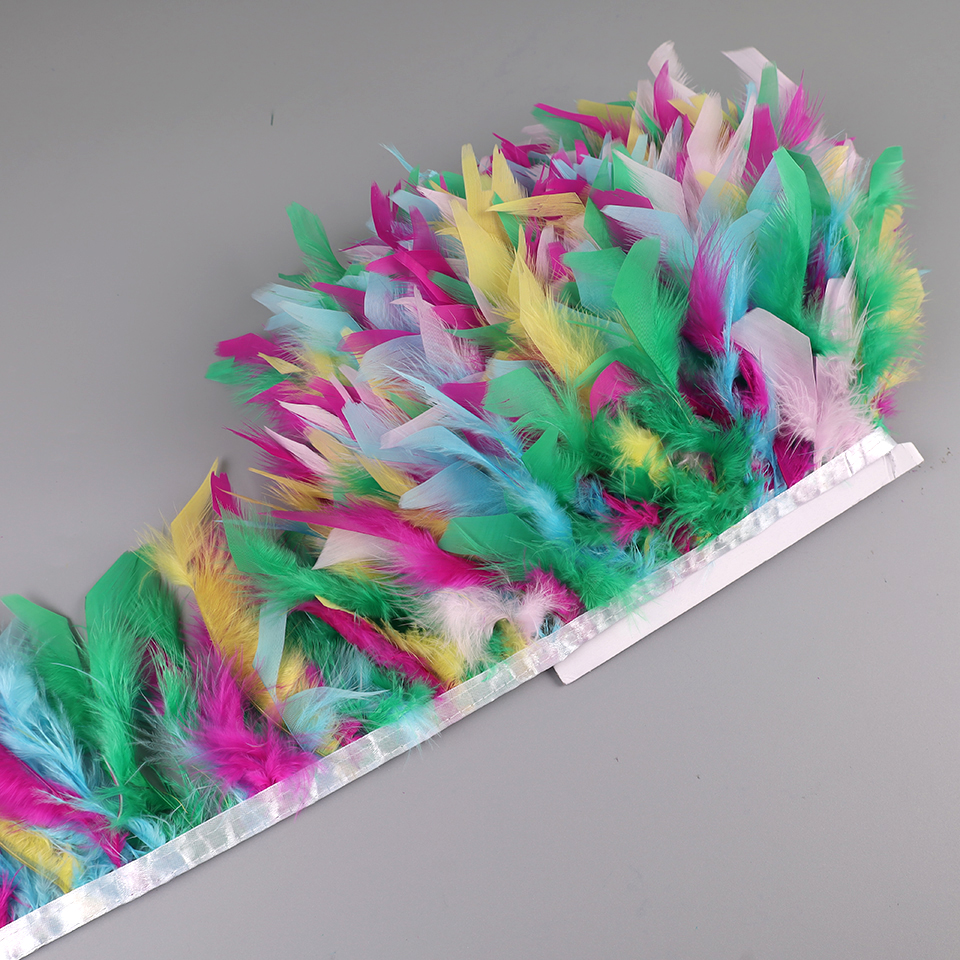 10-15cm Marabou Feathers Trim  - Feather Trim Marabou recensione e prezzo