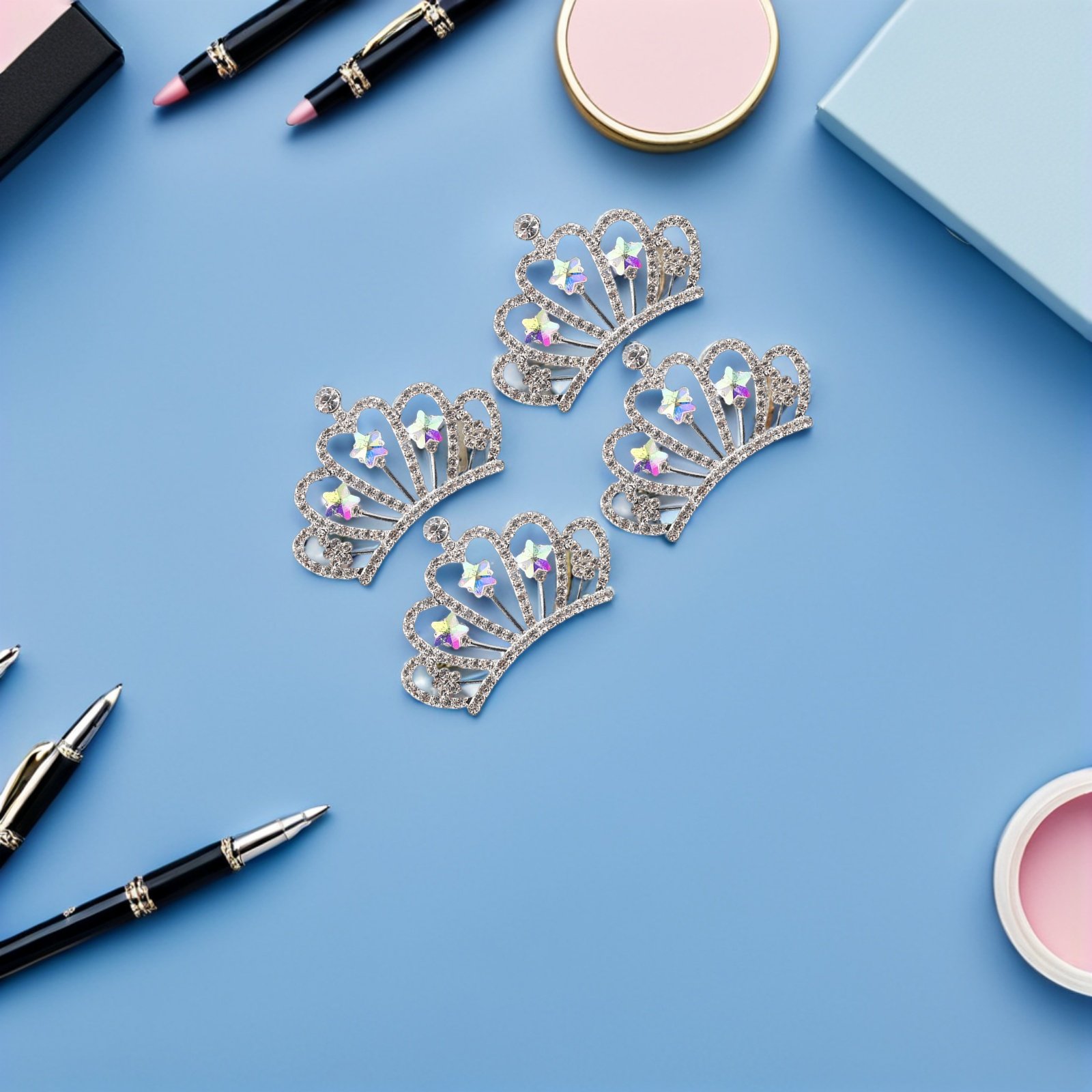10Pcs Rhinestone Crown Embelli - Embellish Craft recensione e prezzo