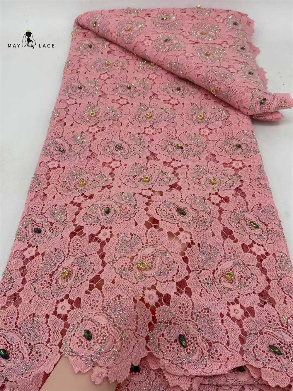 Latest Cord Guipure Lace Fabri - Crystal Mesh Fabric recensione e prezzo