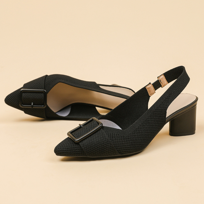 Womens Pointed Toe Knit Hollow - Embellish Knit recensione e prezzo