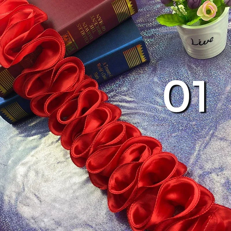 5Yards Pleated Ruffled Trim Sh - Lace Ribbon Trim recensione e prezzo